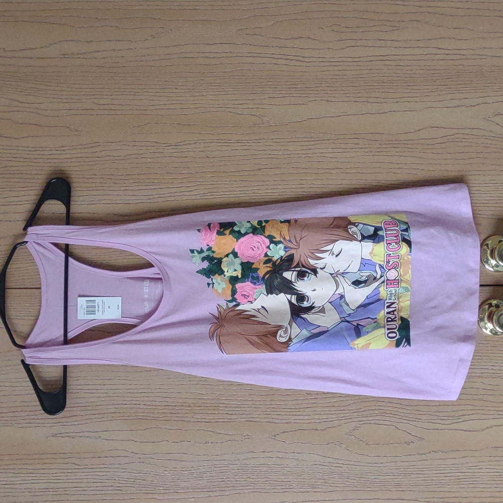 Light Purple Ouran High School Host Club tank size 2X